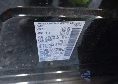 2016 Infiniti Qx60 из США, поврежденный, VIN 5N1AL0MM9GC515933